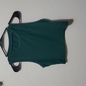 Woman's high neck crop top.